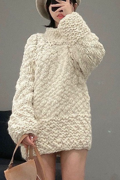 SWAYING/KNIT thick cloud handmade sweater SW212SZ92